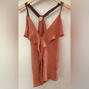 Anthropologie Tea & Honey 100% Silk Sleeveless Cami Tank Top Size S